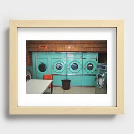 Coin Laundry Recessed Framed Print