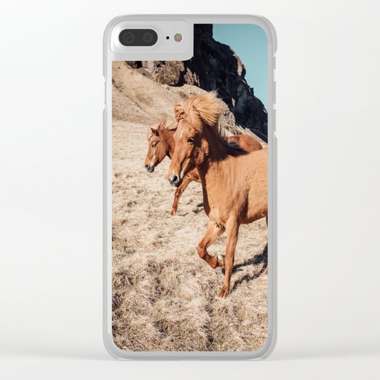 A Horse of Course Clear iPhone Case