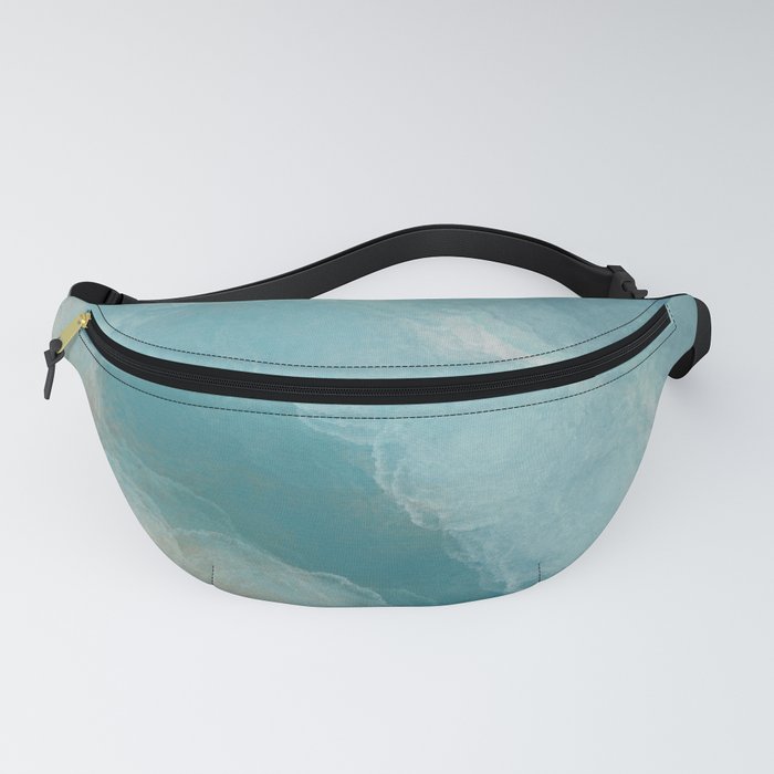 Abstract Crystal Icy Ocean Fanny Pack
