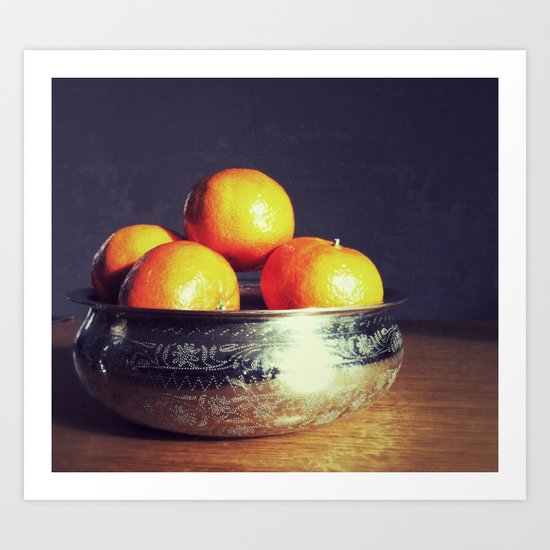 Clementines Art Print