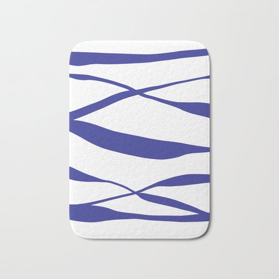 A Bottomless Sea No. 3 Blue Bath Mat