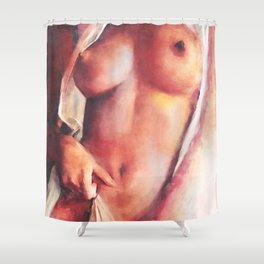 The Erotic Woman Shower Curtain