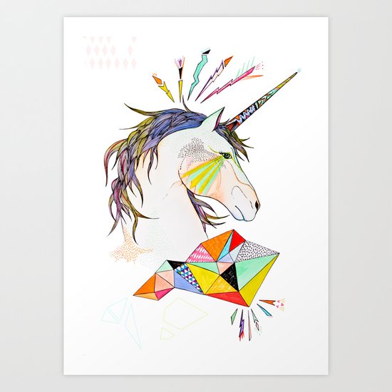 Unicorn Art Print