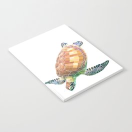 The Green Sea Turtle (Colored) Notebook
