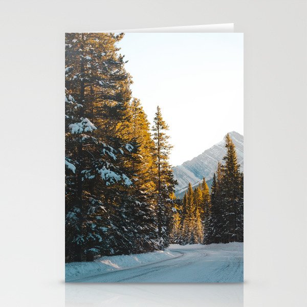 Canmore Mountainscape III | Alberta, Canada | Landscape Photography Stationery Cards