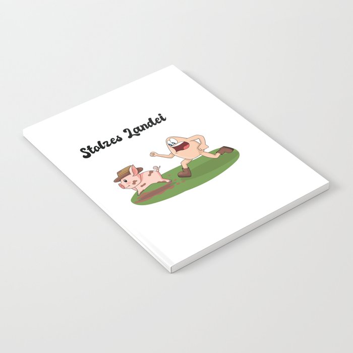 Proud Country Bumpkin – Cheeky Piglet Notebook