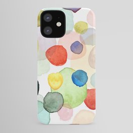 Watercolor drops multicolor iPhone Case
