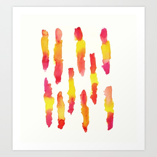 indian paintbrushes Art Print