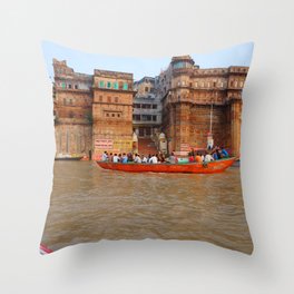 Varanasi Throw Pillow