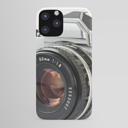 Vintage SLR camera iPhone Case | Film, Classic, Retro, Shooting, Snapshot, Exposure, Vintage, Lens, Aperture, Metal 
