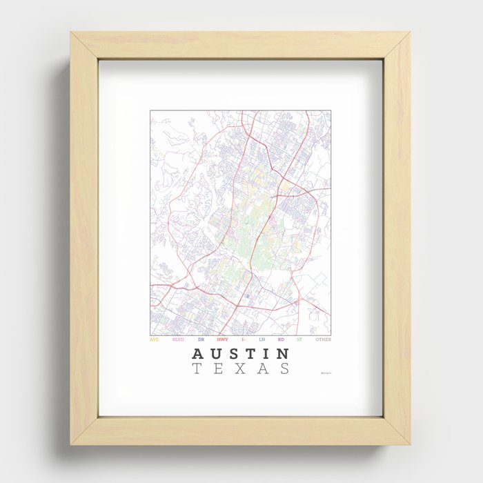 Austin Recessed Framed Print