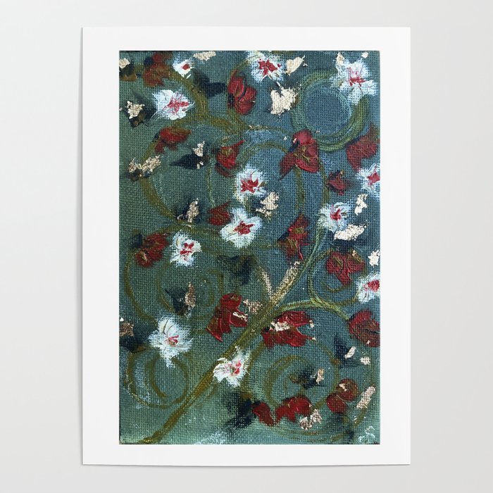 Holiday Blooms Poster