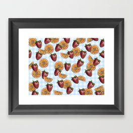 Fruit Fiasco Framed Art Print