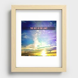 The Sky Is The Limit Recessed Framed Print