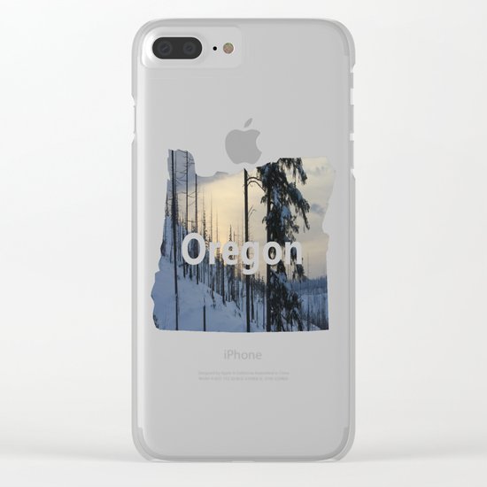 Deeper Drifts Clear iPhone Case