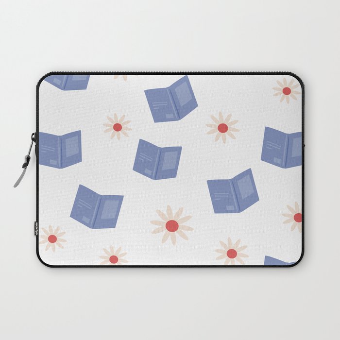 Books and Flowers, Spring Read Laptop Sleeve