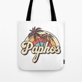Paphos beach city Tote Bag