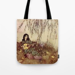 Beauty Had A Brave Heart By Edmund Dulac Tote Bag
