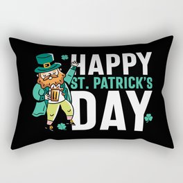 Happy St Patrick's Day Rectangular Pillow