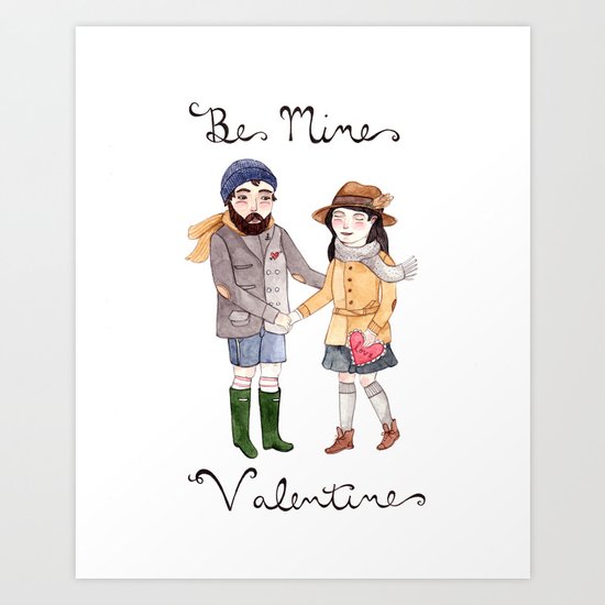 Be Mine Art Print