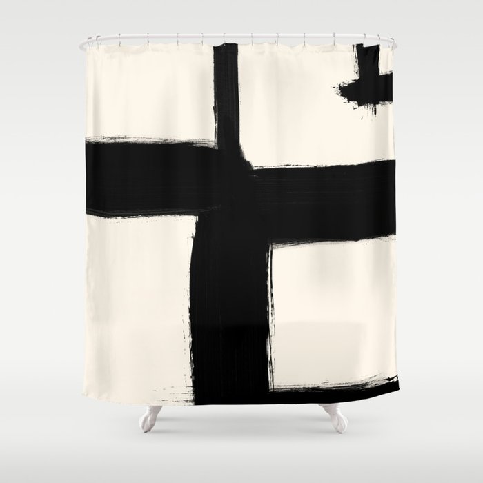 Abstract Square Form Shower Curtain