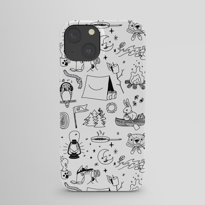 Animals Youth at Summer Camp iPhone Case