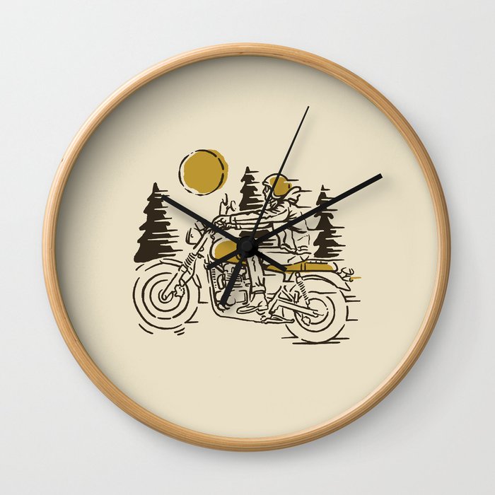 Classic Biker Wall Clock