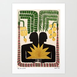 The Sun in Gemini Art Print