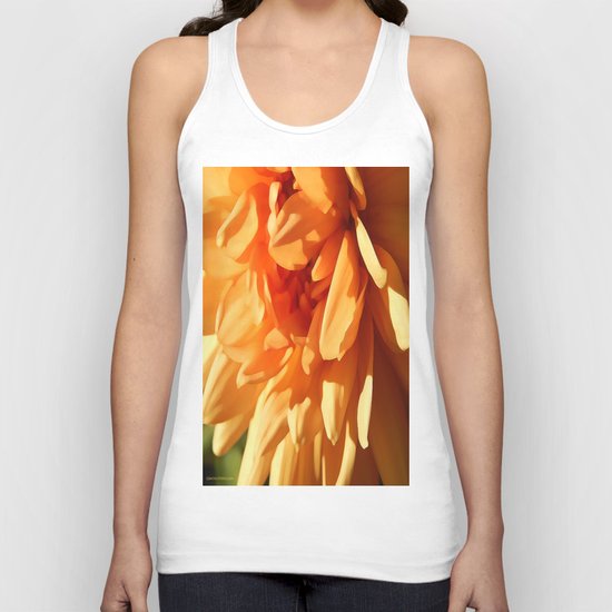 Vermont Autumn Golden Flower Unisex Tank Top