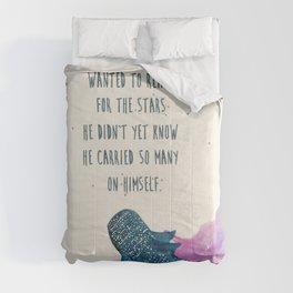 little whaleshark between stars Comforter