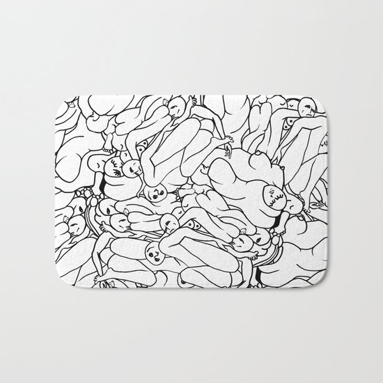 Fifty shades of Love (Light) Bath Mat