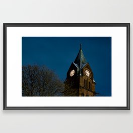 Church Clocktower Framed Art Print