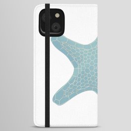 Starfish - blue iPhone Wallet Case