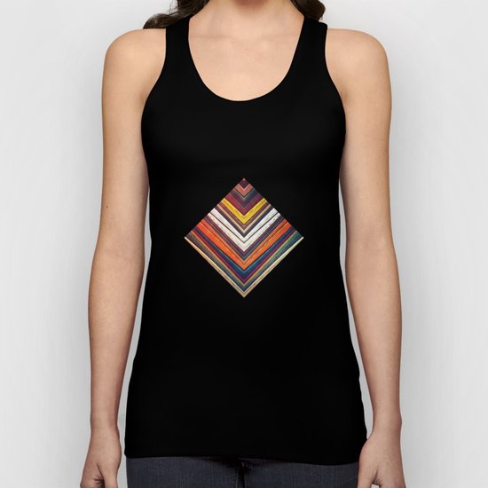 Geometric/Abstract V Unisex Tank Top
