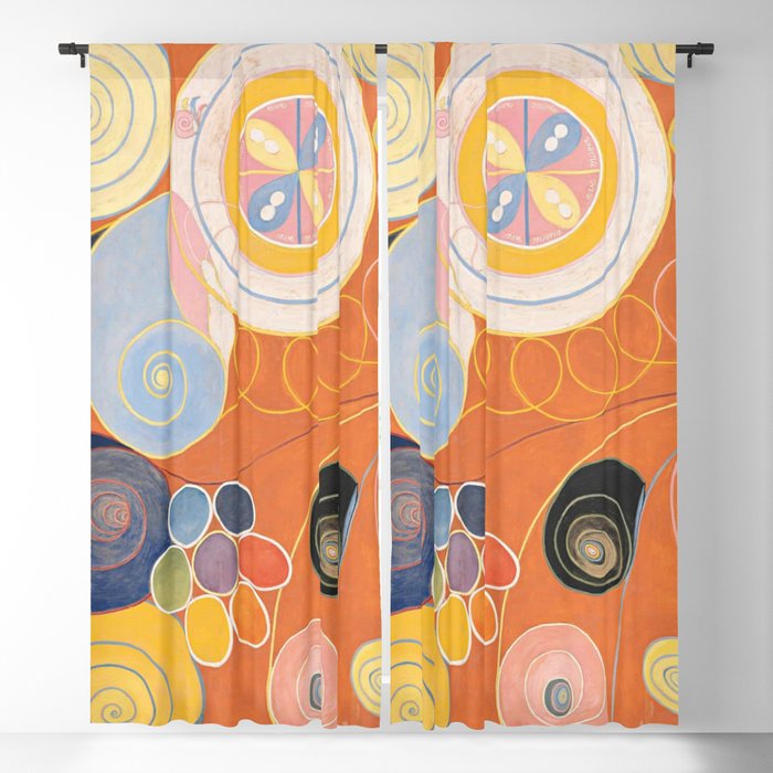 Hilma af Klint ,The Ten Largest, No. 4, Youth Blackout Curtain