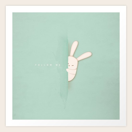 Follow Me Art Print