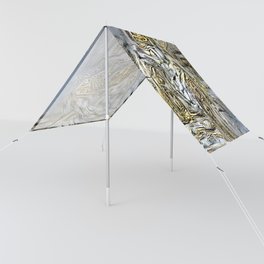Silver Gold Abstract Modern Nature Art Collection Sun Shade