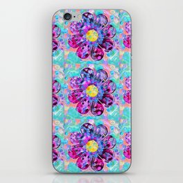 Happy Colorful Flowers Art - Wild Flower iPhone Skin
