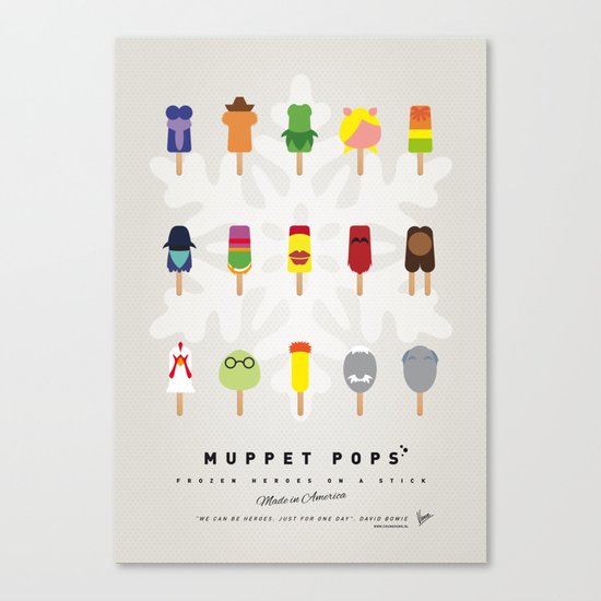 My MINIMAL ICE POPS univers III Canvas Print