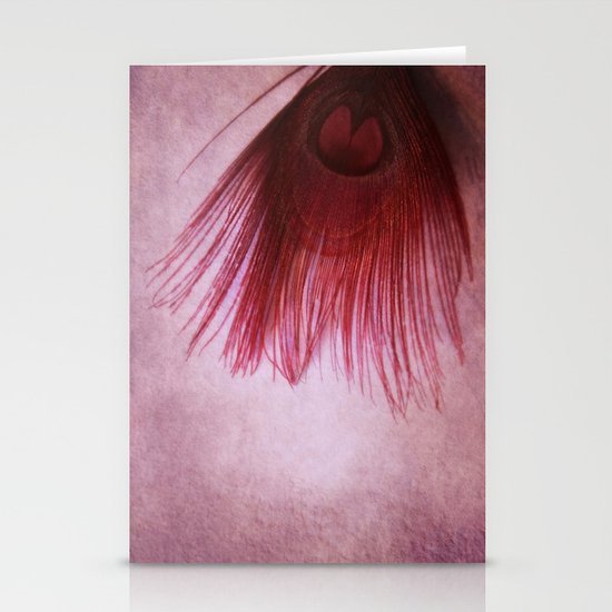 Peacock Feather Stationery Cards