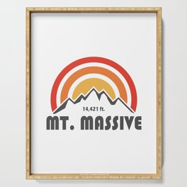 Mt. Massive Colorado Serving Tray