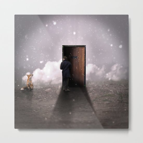 The door Metal Print