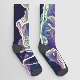 Willamette River Flow Lightning Socks