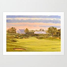 Whistling Straits Golf Course 9th And 18th Art Print