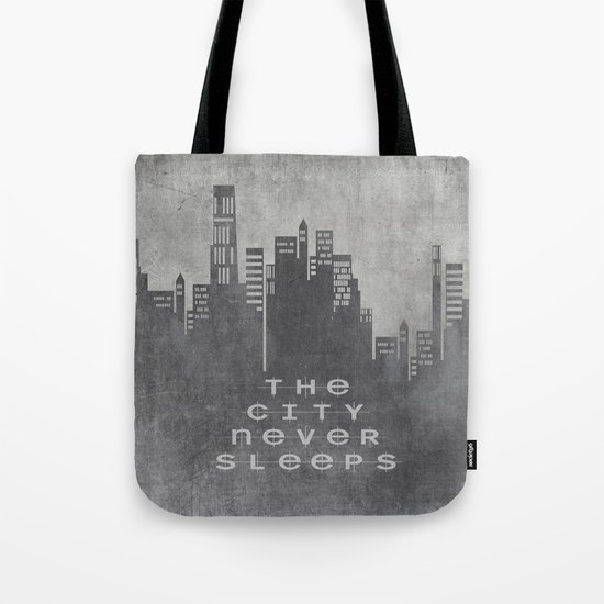 The City Never Sleeps Tote Bag