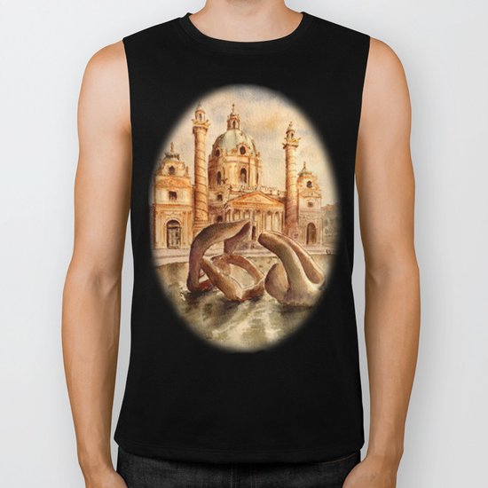 Karlskirche, Vienna, Austria Biker Tank