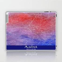 Aalst Watercolor Map Laptop Skin