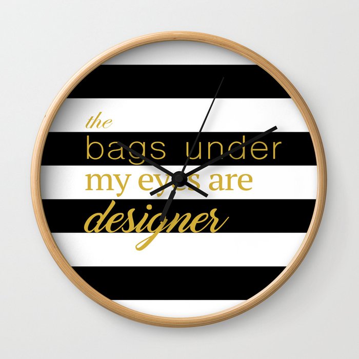 designer bags Wall Clock