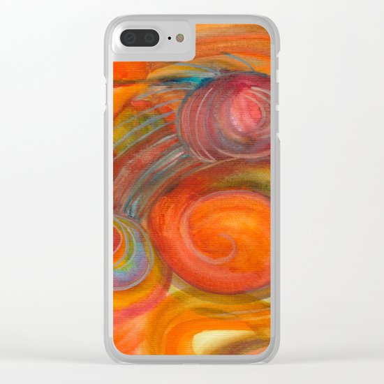 Sounds of Watercolors I Clear iPhone Case