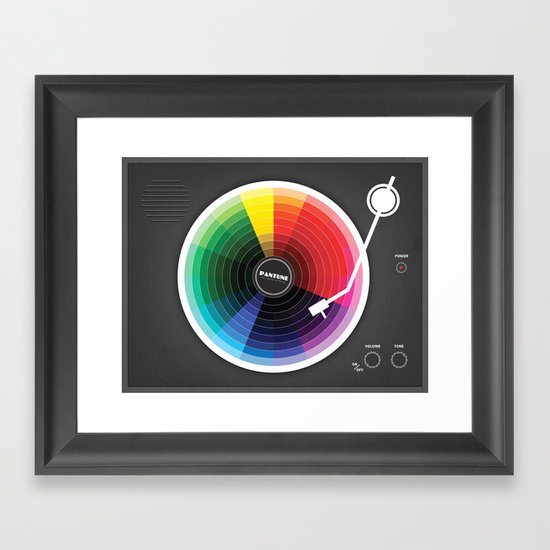 Pantune - The Color of Sound Framed Art Print